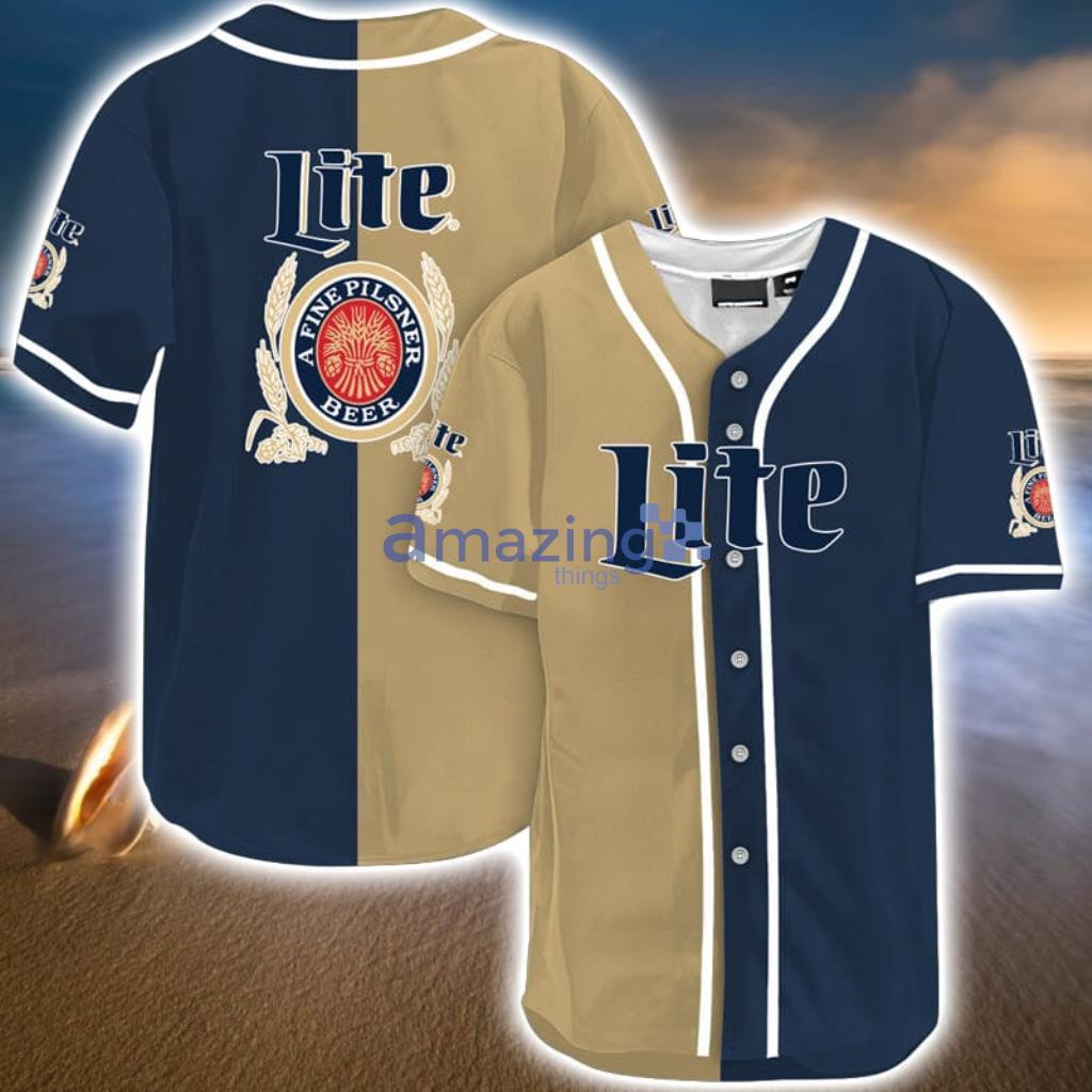 miller lite baseball tee