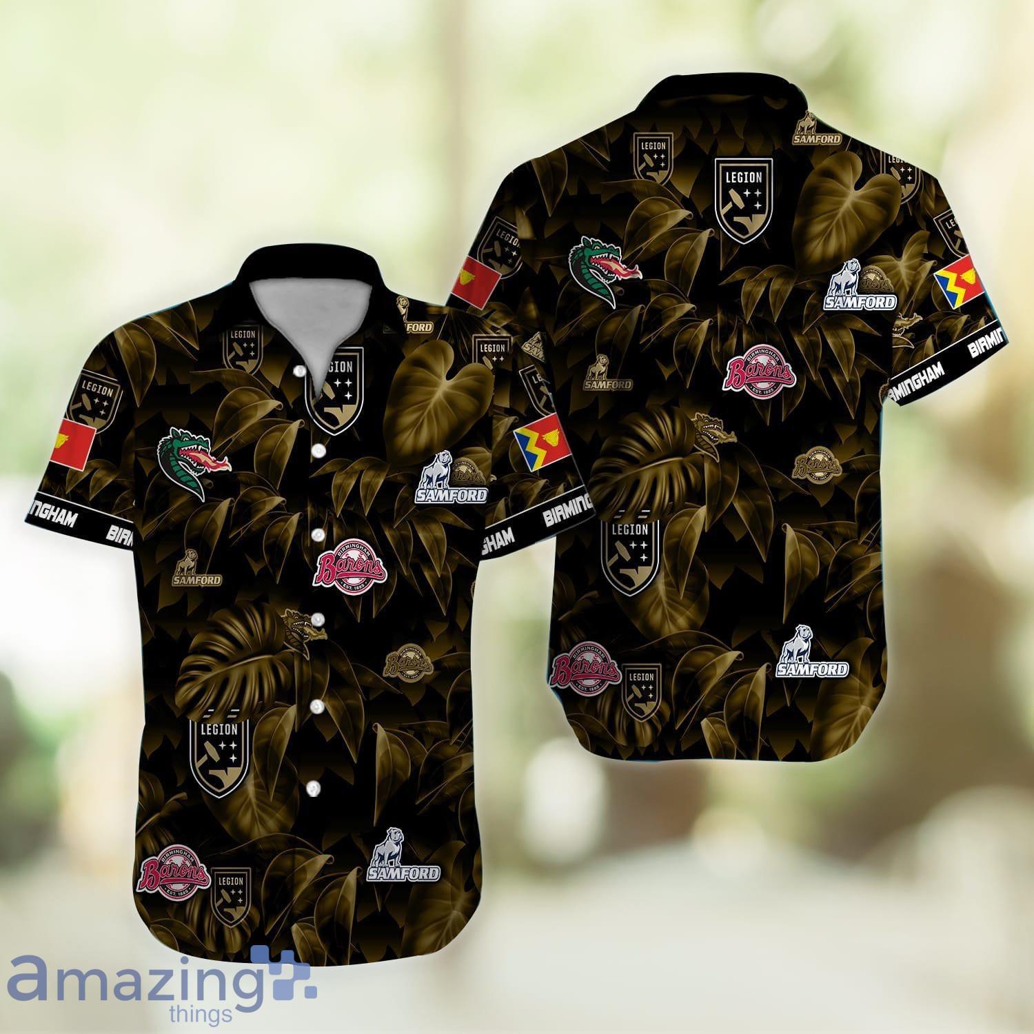 Birmingham 3D Leaf Print Hawaiian Shirt For Men And Women Product Photo 1