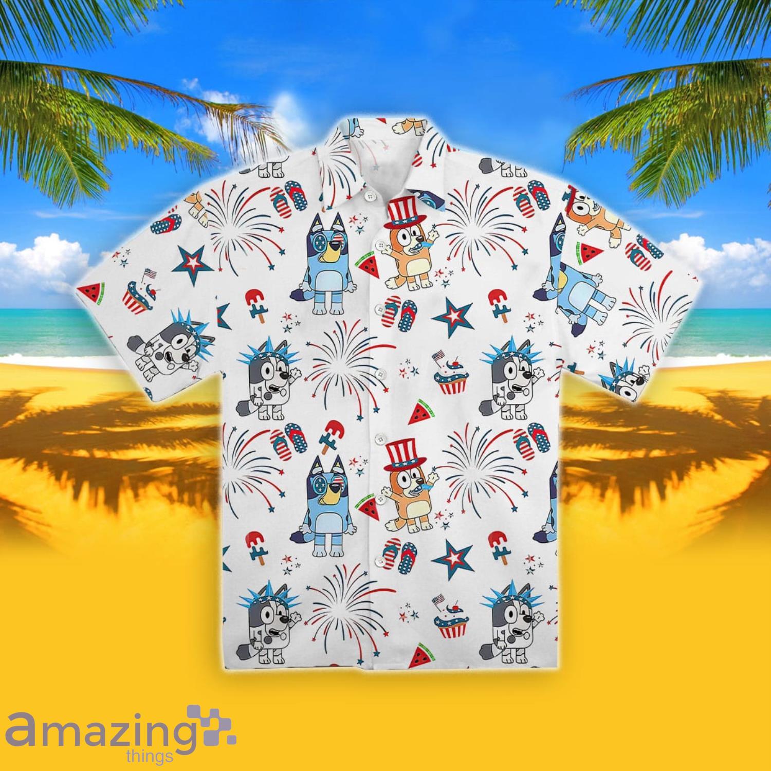 Bluey Funny Hawaiian Shirt Summer Gift For Men And Women