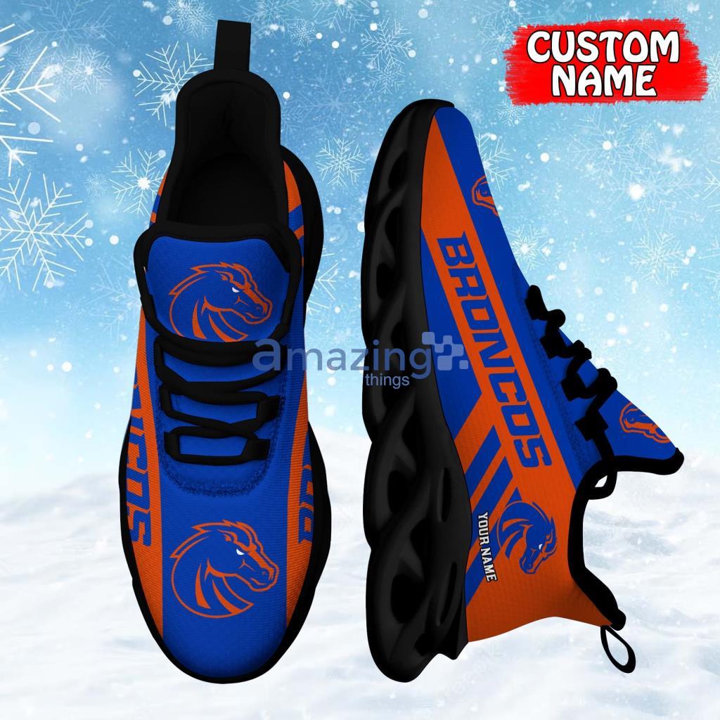 Boise State Broncos Custom Name Personalized Max Soul Shoes For Men And Women Product Photo 1