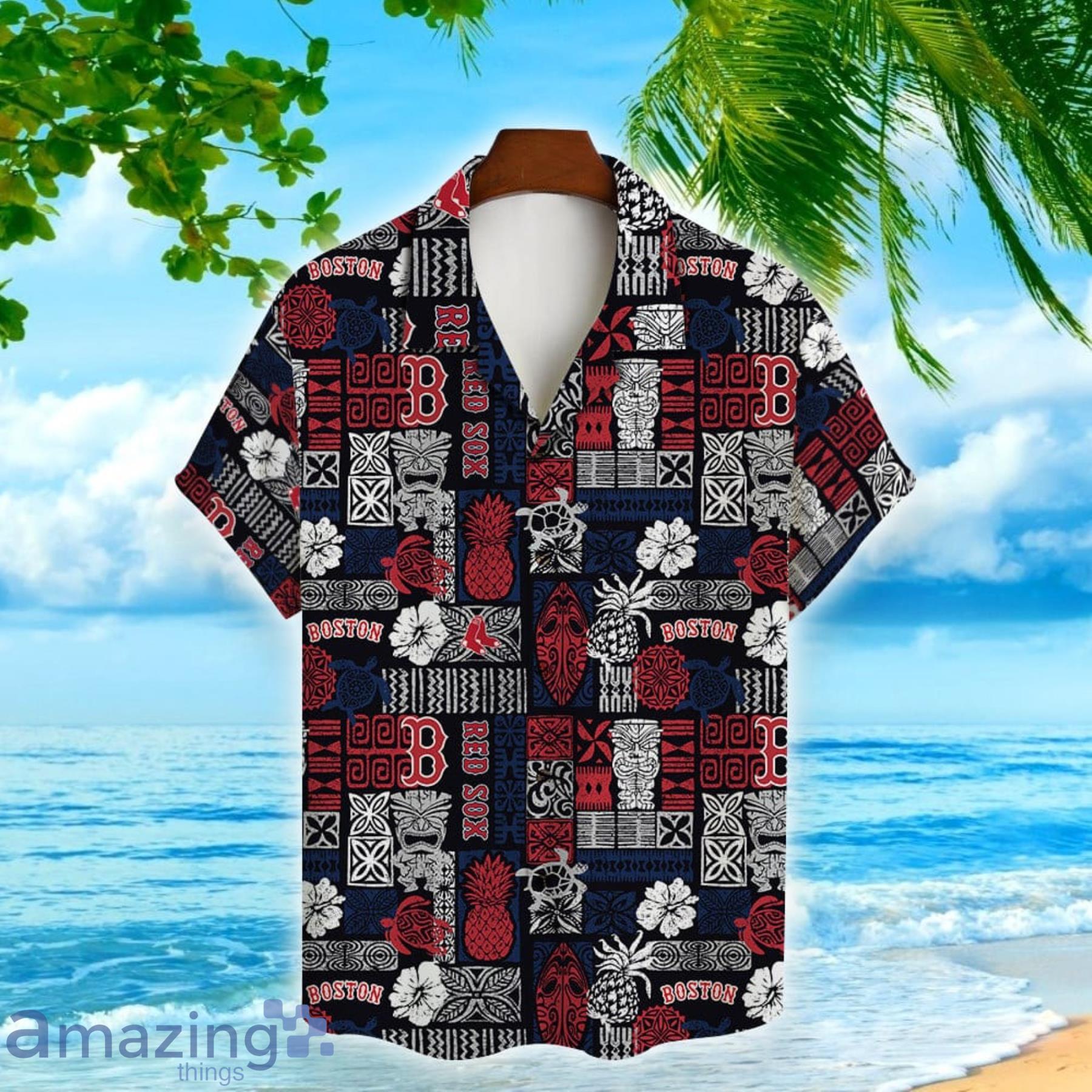 Boston Red Sox MLB Hawaiian Shirt Star Pattern Best Trend