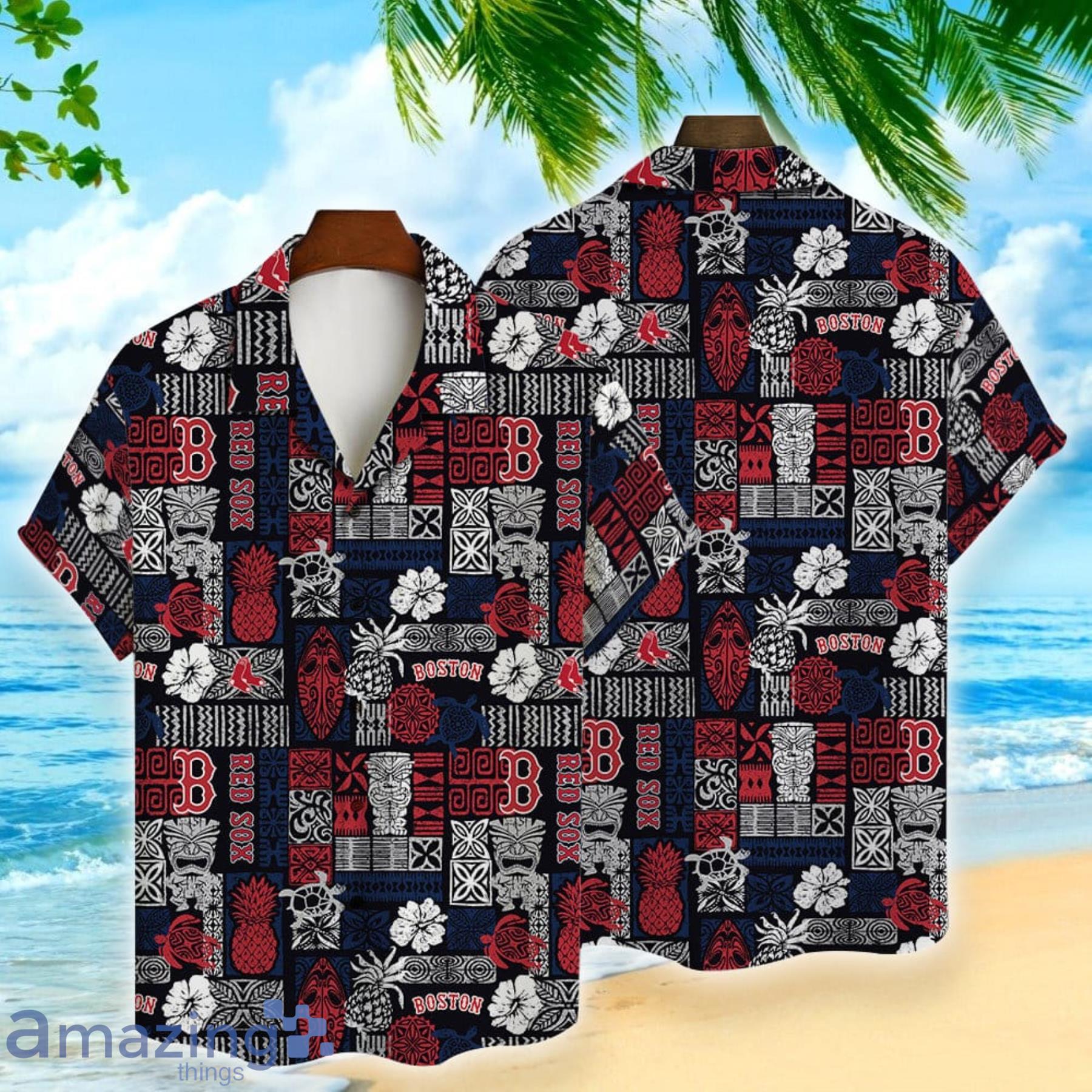 Boston Red Sox MLB Tiki Mask Tropical Pattern Hawaiian Shirt, Mlb Hawaiian  Shirt - The Clothes You'll Ever Need