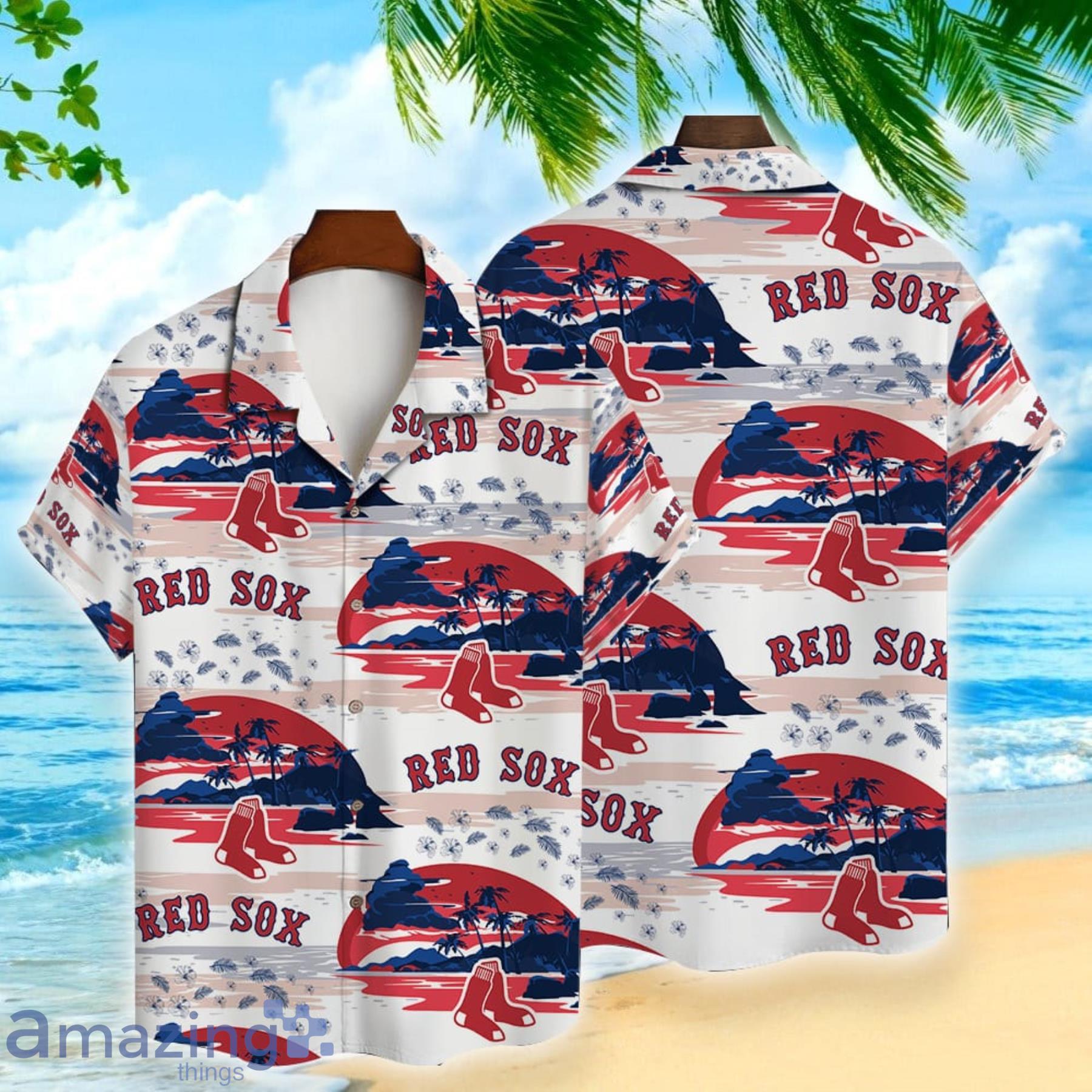 Boston Red Sox Baseball Sport Team Island Pattern Hawaiian Shirt Summer Gift Product Photo 1 Boston Red Sox Baseball Sport Team Island Pattern Hawaiian Shirt Summer Gift Product Photo 1