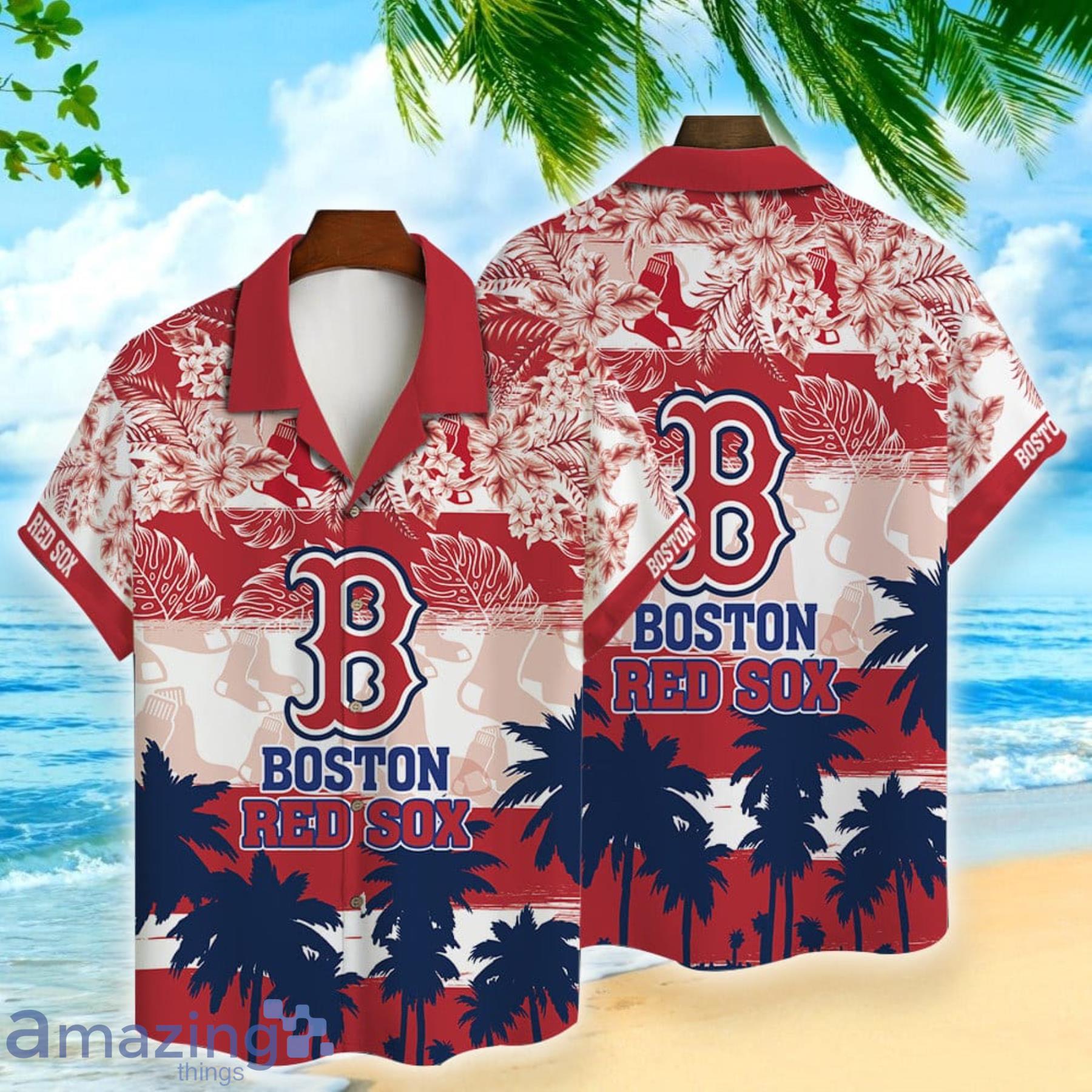 Boston Red Sox Major League Baseball 3D Print Hawaiian Shirt Gift For Men  And Women