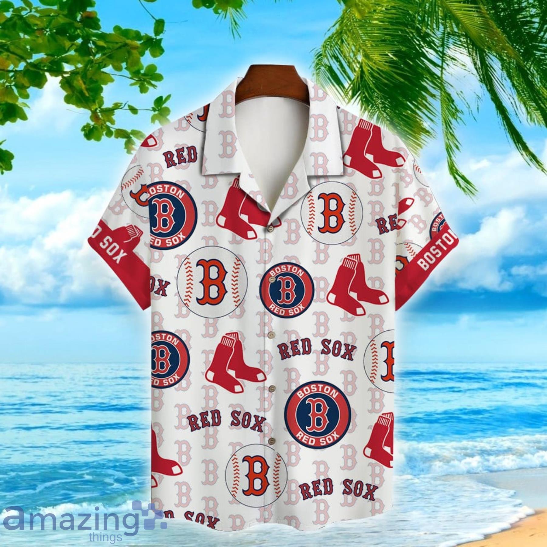 Boston Red Sox MLB Custom Name Hawaiian Shirt Hot Design For Fans
