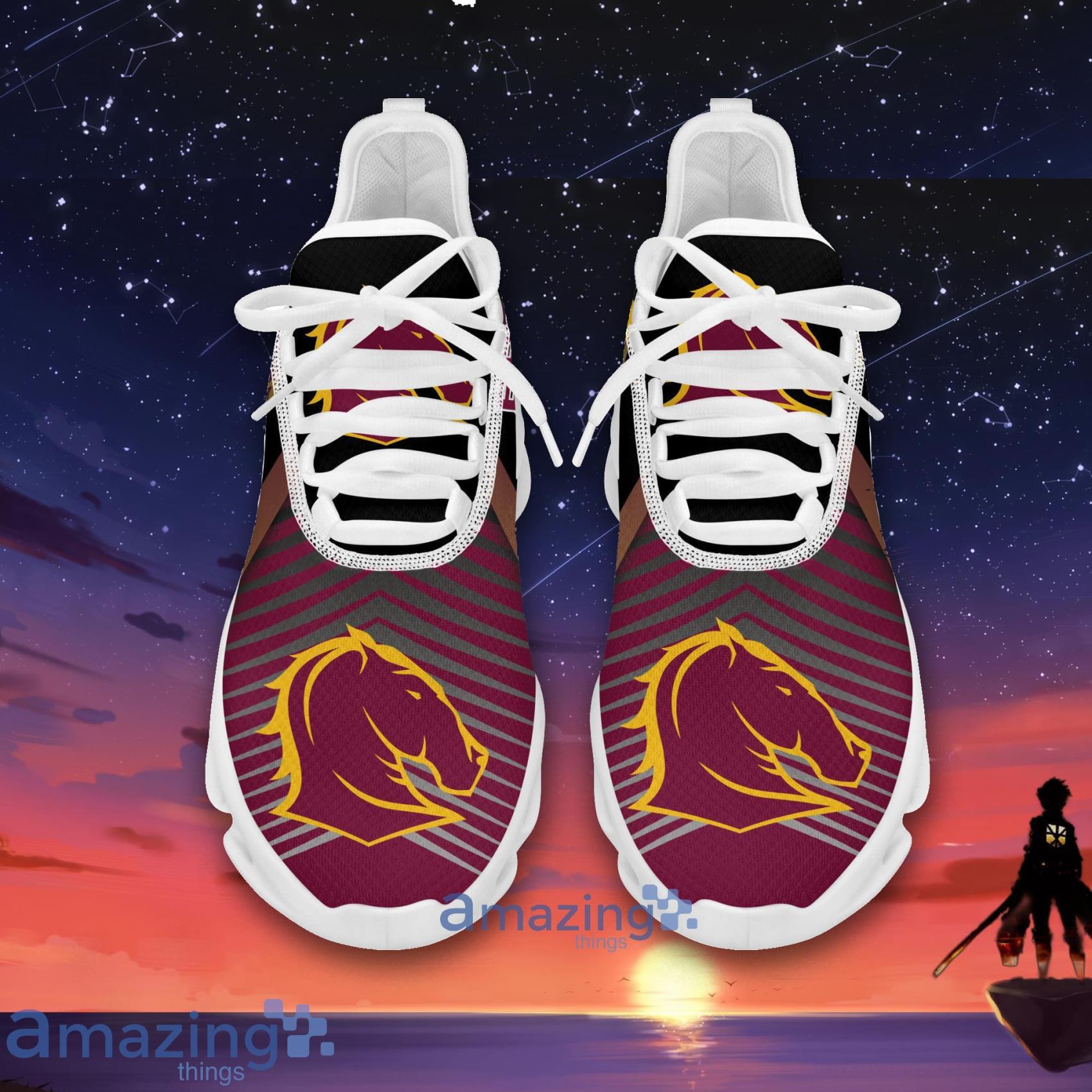 AFL Brisbane Lions Max Soul Shoes Running Sneakers For Fans - Freedomdesign