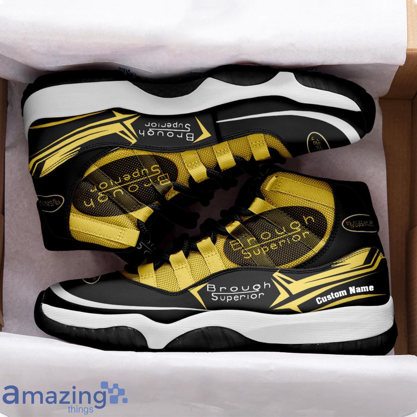 Brough Superior Custom Name Any Logo Or Car Model AOP Print Air Jordan 11 Shoes image Brough Superior Custom Name Any Logo Or Car Model AOP Print Air Jordan 11 Shoes Product Photo 2