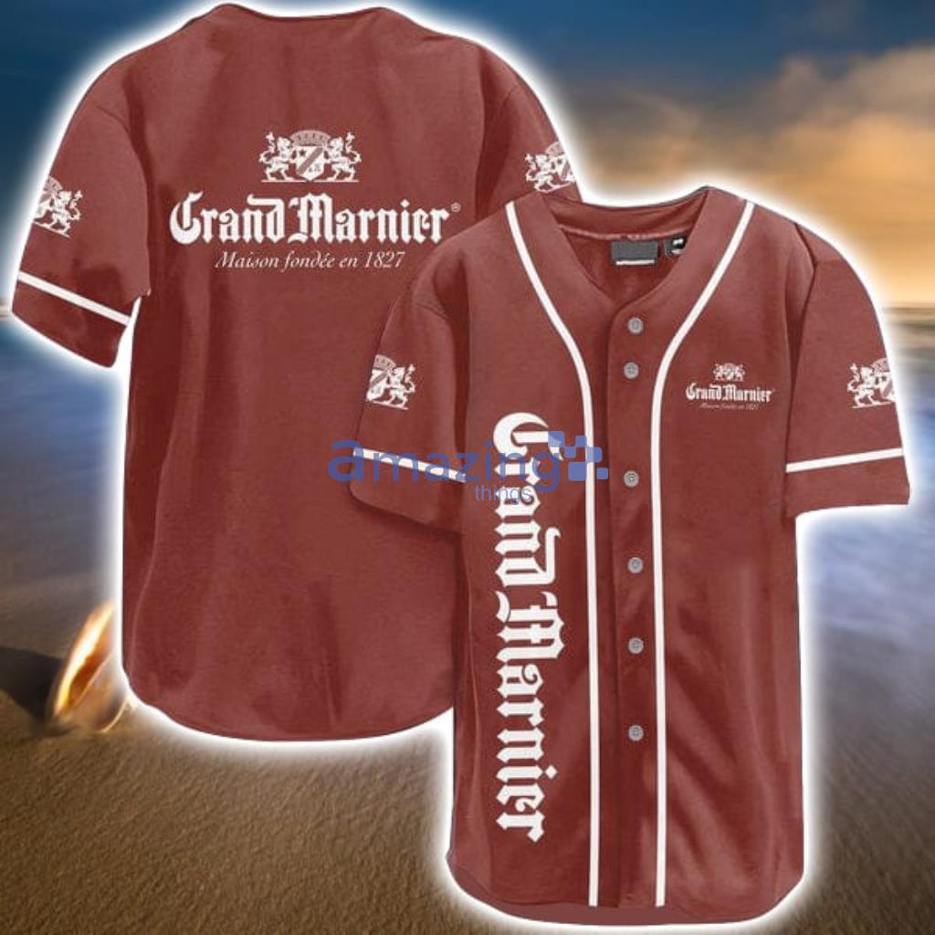 Brown Grand Marnier Baseball Jersey Shirt For Men And Women Product Photo 1