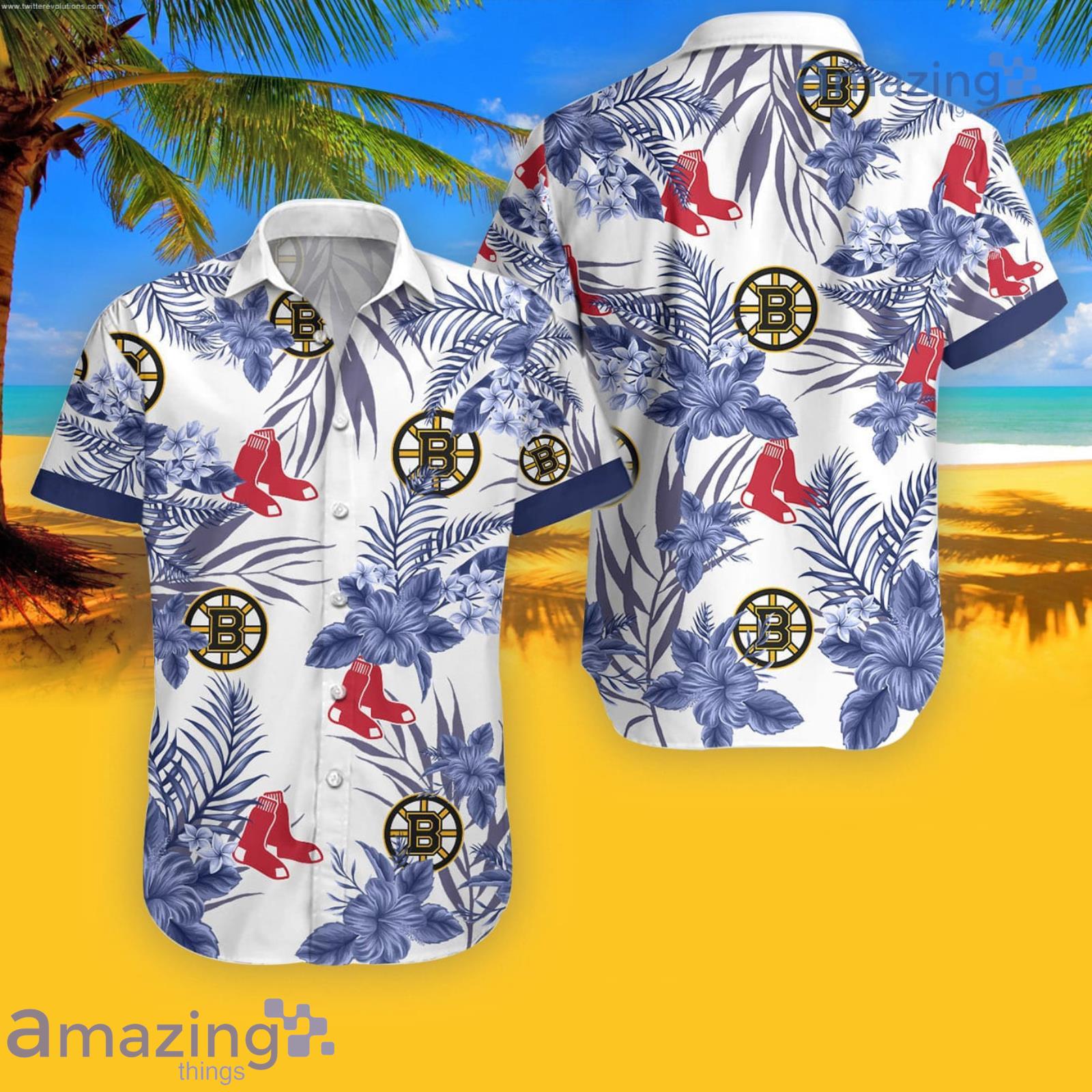 Bruins Red Sox Hawaiian Shirt For Men And Women Product Photo 1