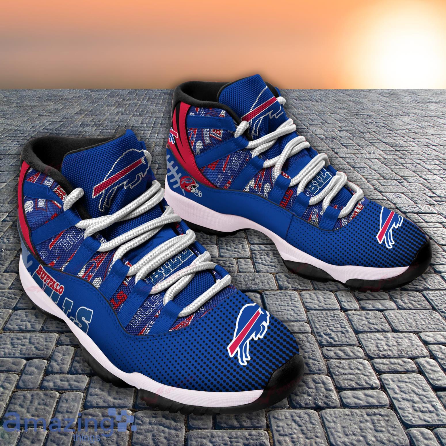 Buffalo Bills Football NFL Team Air Jordan 11 Sneakers Shoes