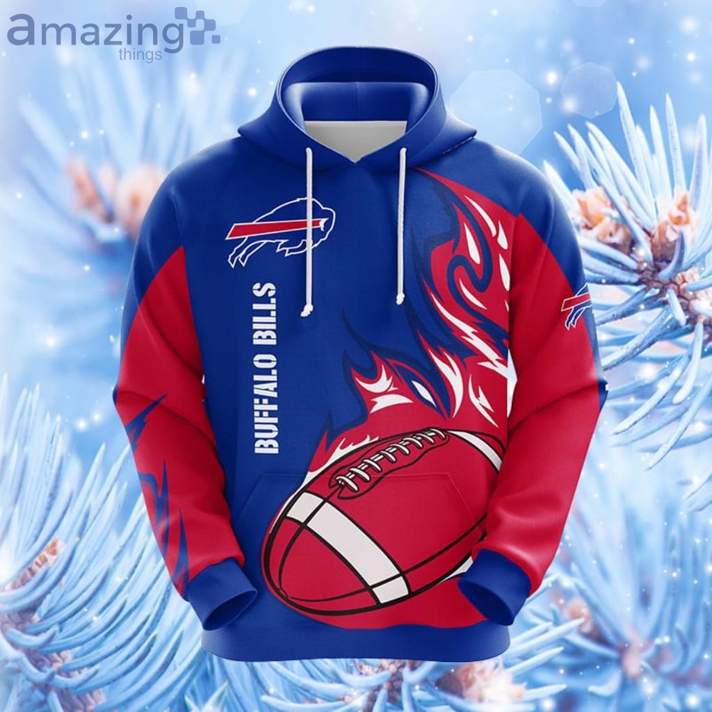 Buffalo Bills NFL Blue Red Hoodie, Zip Hoodie 3D All Over Print For Fans