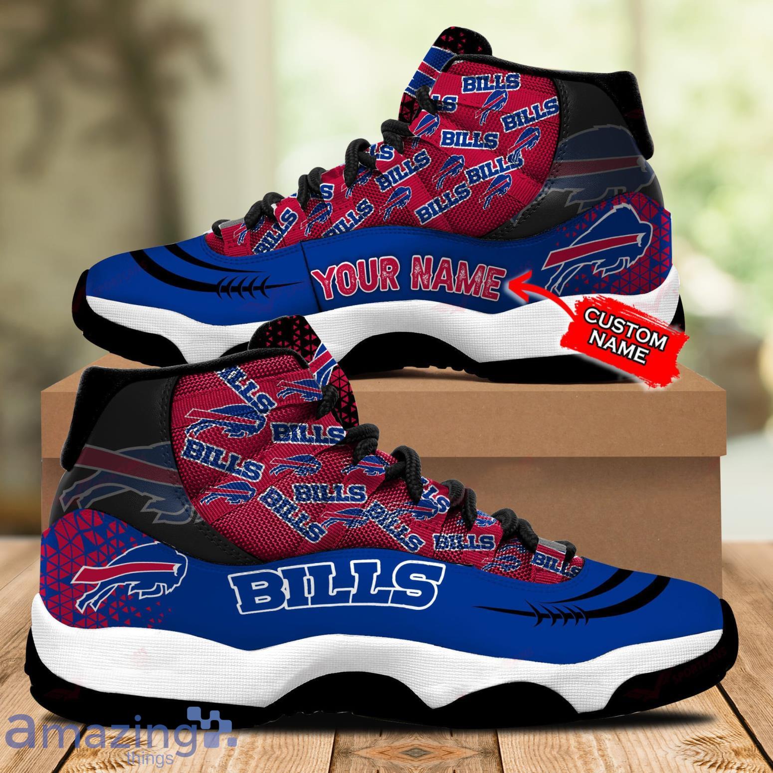 Personalized Buffalo Bills Nfl Team Custom Air Jordan 13 Shoes