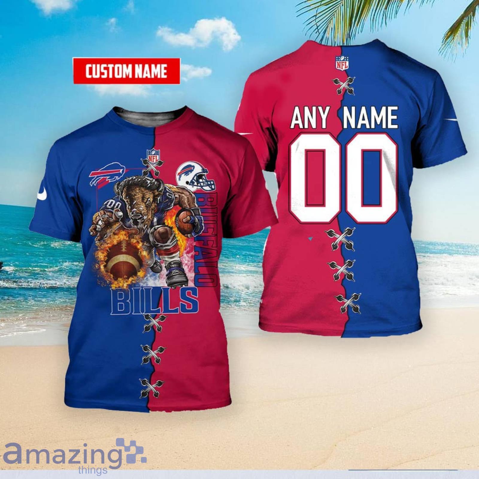 20% OFF NFL T shirt 3D Custom Buffalo Bills T shirt Cheap For Fans