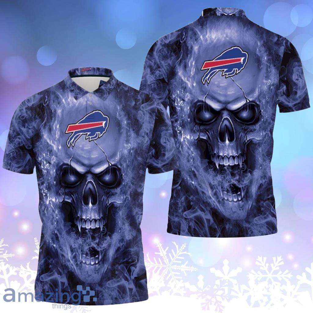 Buffalo Bills NFL Fans Skull Polo Shirt Gift For Fans Product Photo 1