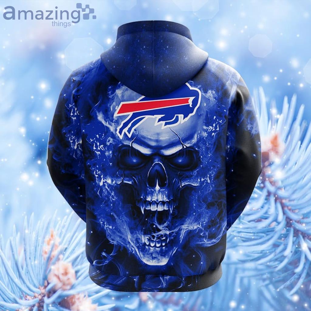 NFL Buffalo Bills Blue Unisex 3D Hoodie Zip Hoodie For Men And