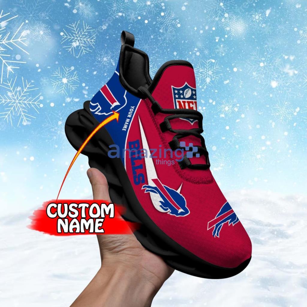 Buffalo Bills Personalized Name NFL Max Soul Shoes Men And Women For Fans