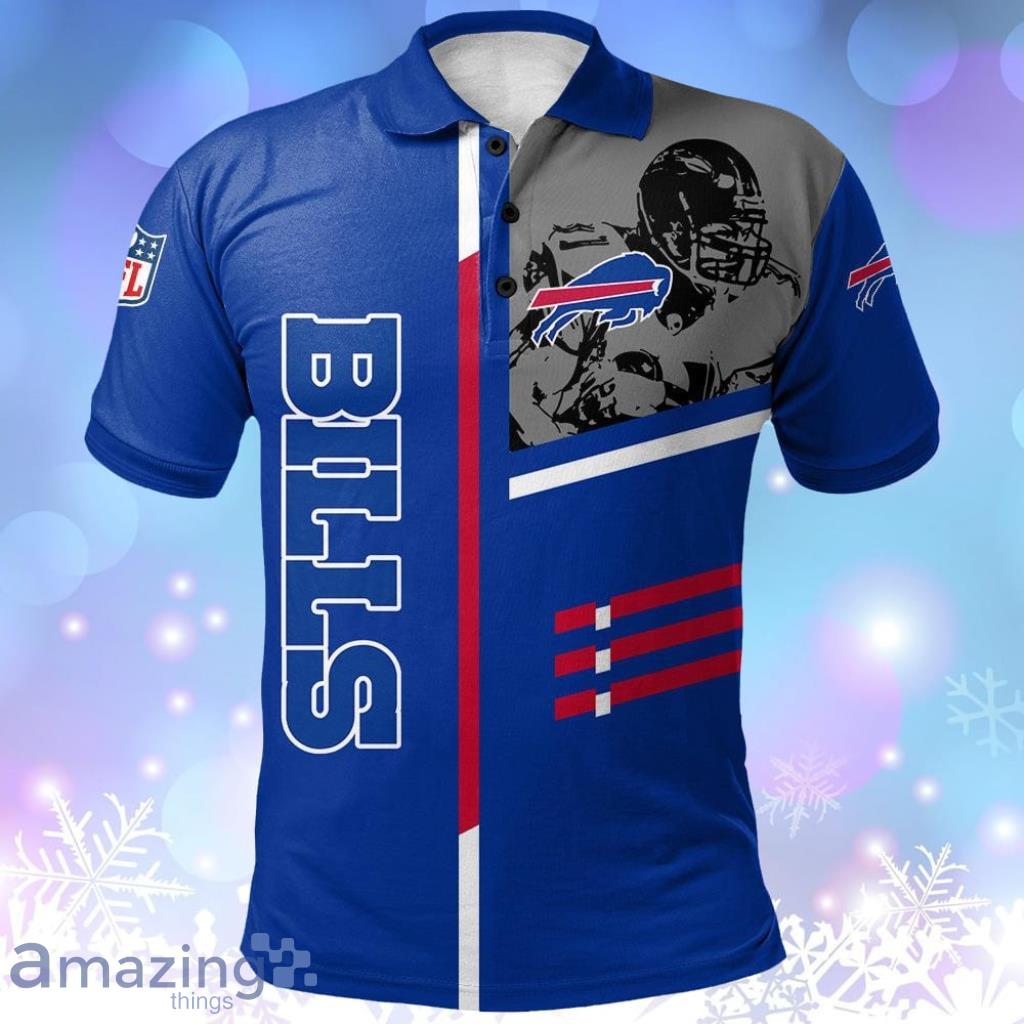 Buffalo Bills Polo Shirt Personalized Football For Fan NFL Product Photo 1