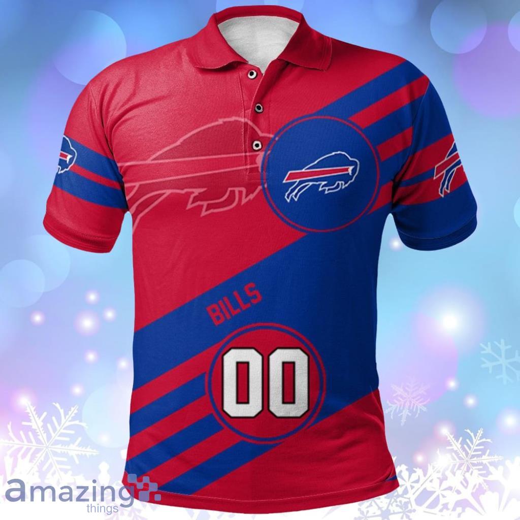 Buffalo Bills Polo Shirt Sport Style Logo NFL Gift For Fans Product Photo 1