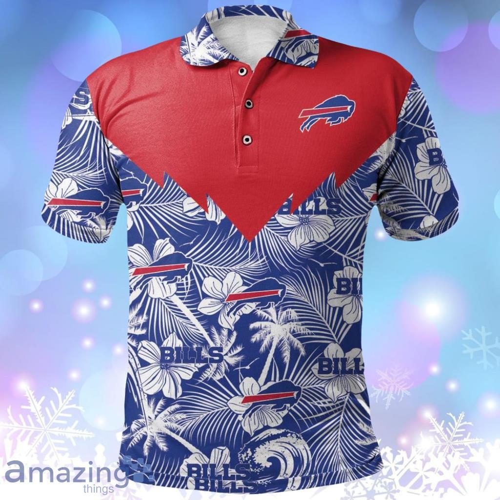 Buffalo Bills Polo Shirt Tropical Seamless NFL Gift For Fans Product Photo 1