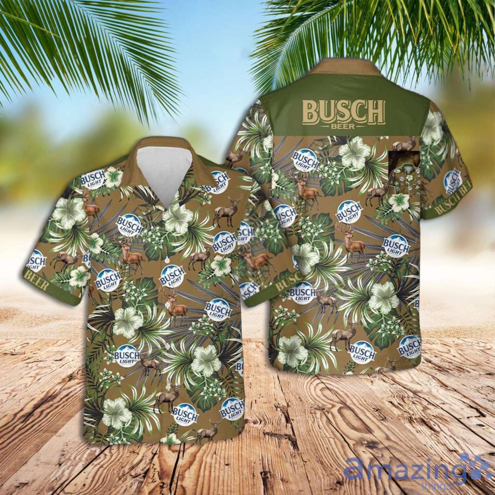 Busch Light Busch Beer And Deer Men And Women Hawaiian Shirt Summer Gift Product Photo 1 Busch Light Busch Beer And Deer Men And Women Hawaiian Shirt Summer Gift Product Photo 1