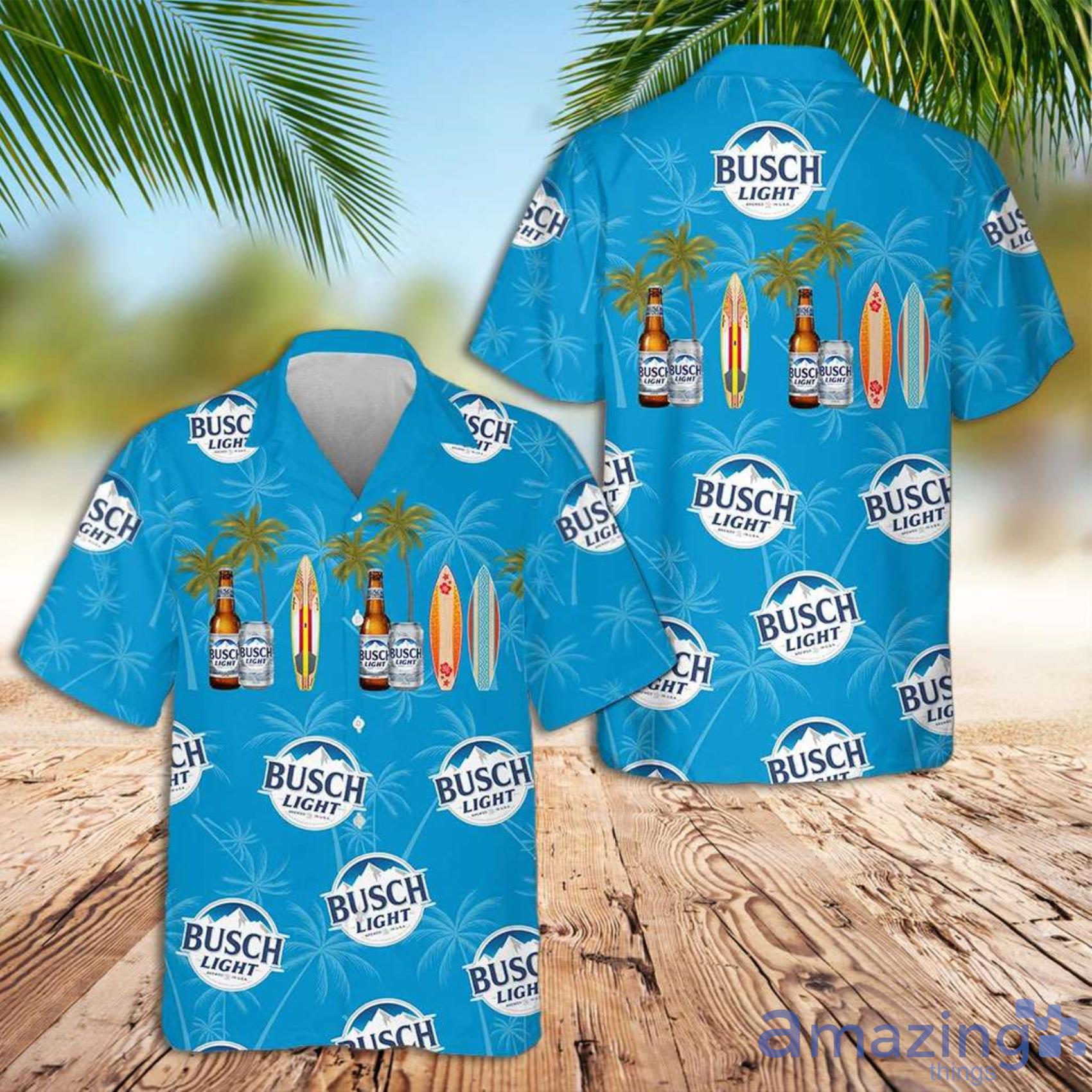 Busch Light Busch Light Blue Men And Women Hawaiian Shirt Summer Gift Product Photo 1 Busch Light Busch Light Blue Men And Women Hawaiian Shirt Summer Gift Product Photo 1