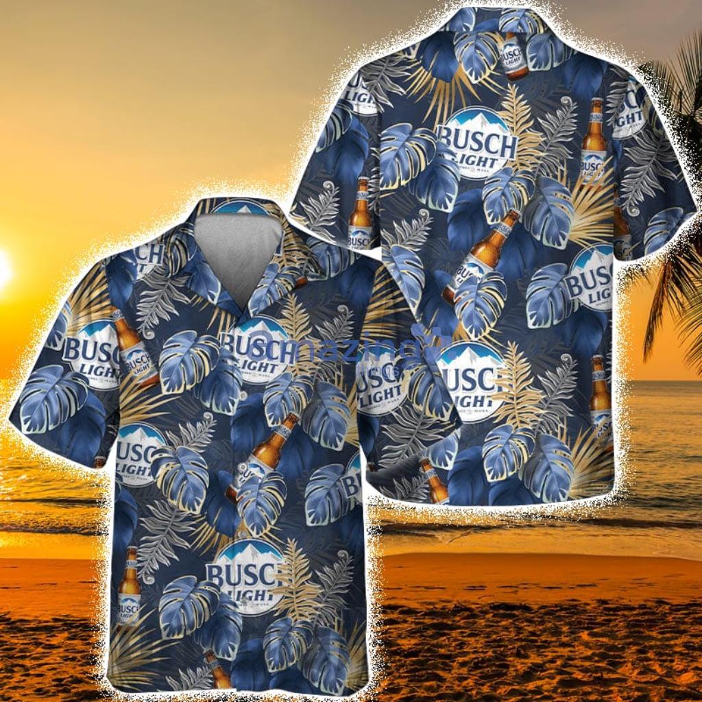 Busch Light Palm Tropical Vibe Hawaii Shirt For Men And Women Product Photo 1