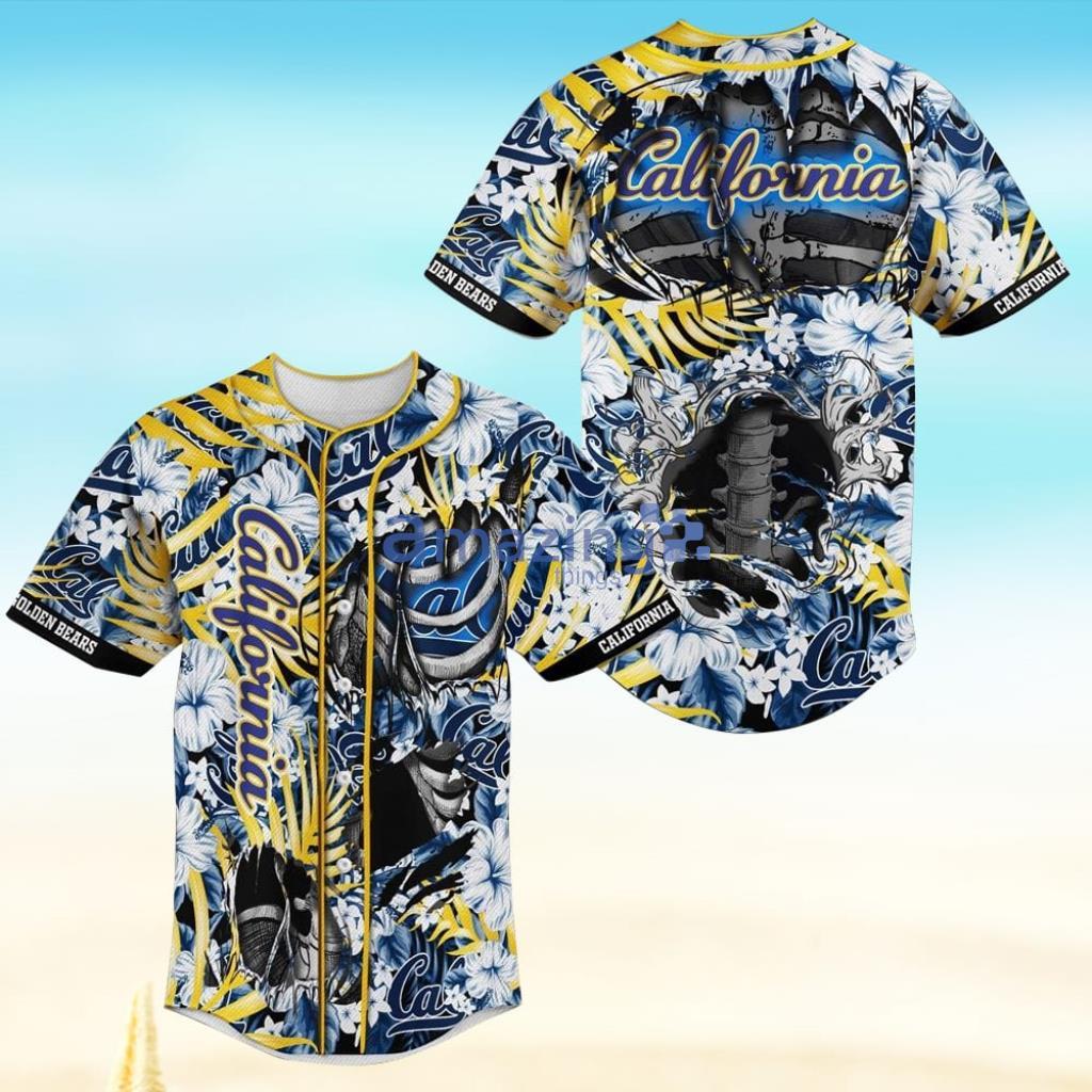 California Golden Bears Skeleton MLB Baseball Jersey Shirt Product Photo 1