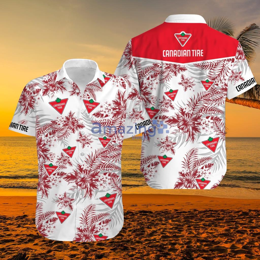 Canadian Tire Uniform Tropical Hawaiian Shirt Gift For Fans Product Photo 1