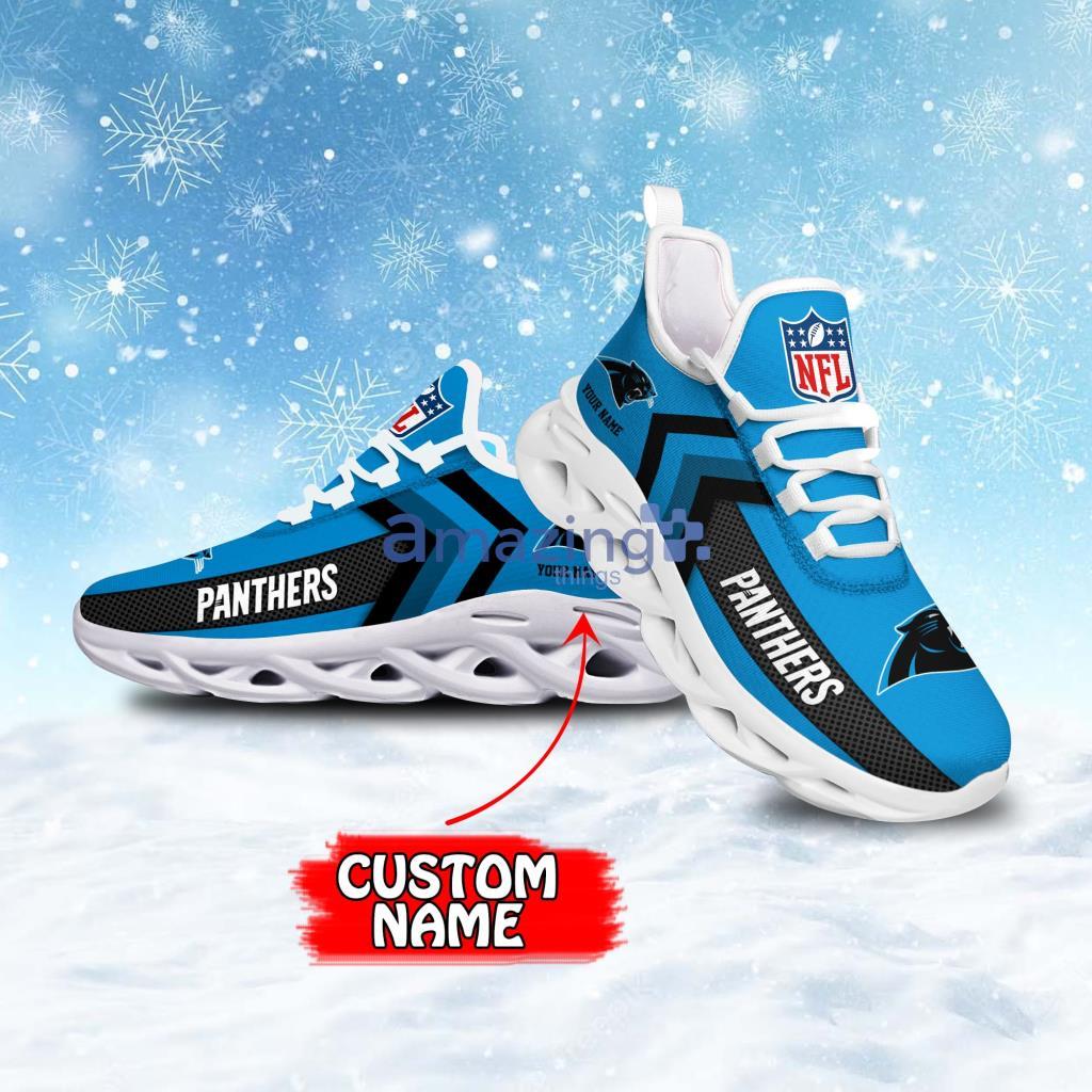 Carolina Panthers Personalized Running Sneaker Max Soul Shoes Gift For Men And Women Product Photo 1