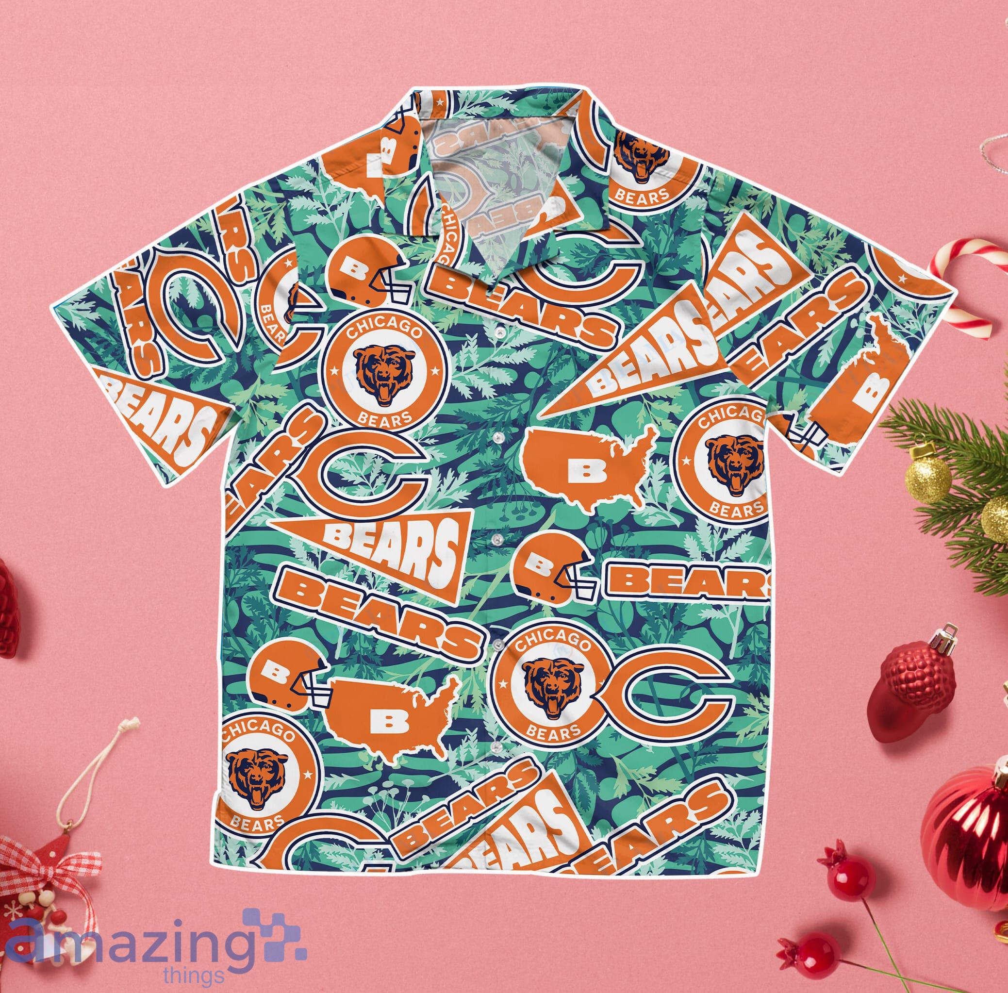 Chicago Bears All Over Print Logo And Coconut Trending Summer Gift Aloha  Hawaiian Shirt - Limotees