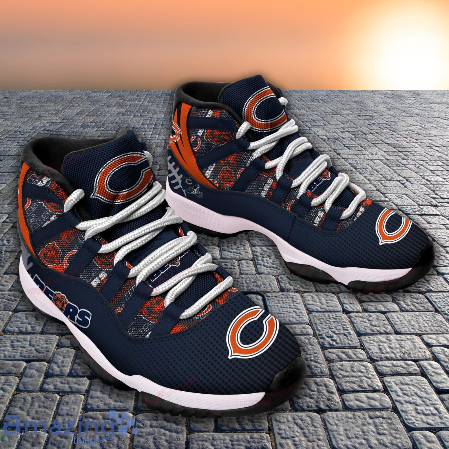 Chicago Bears Air Jordan 11 Shoes Sport Shoes For Fans