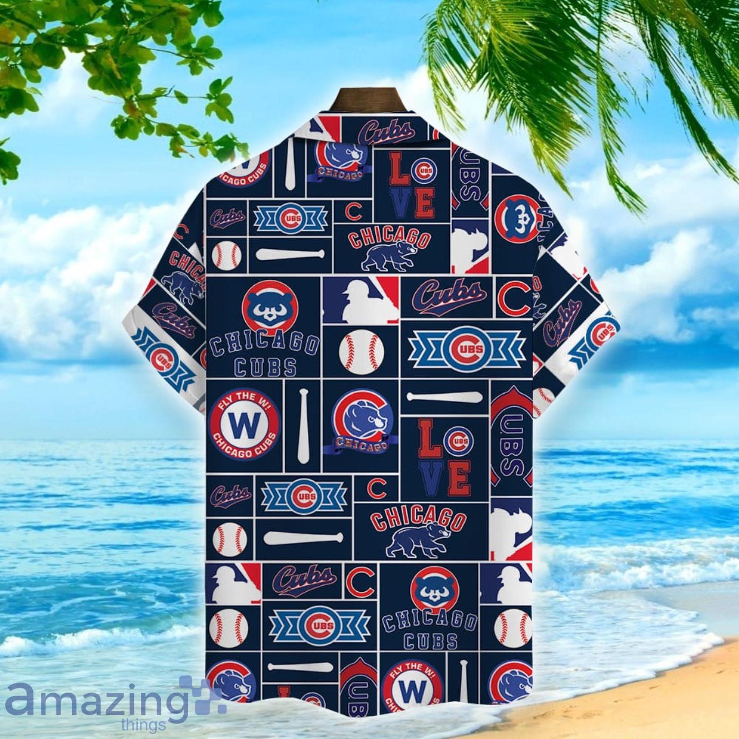 MLB Chicago Cubs Hawaiian Shirt Summer Beach Gift - Cubs Hawaiian Shirt