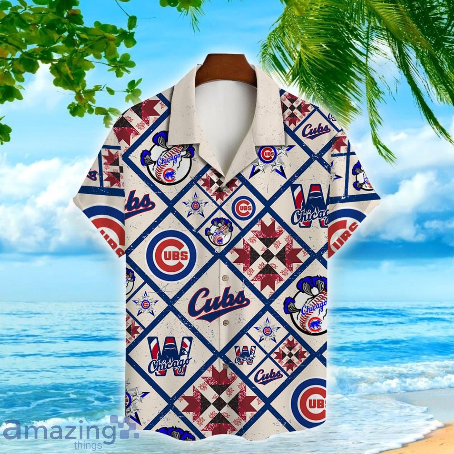 BEST MLB Chicago Cubs 3D All Over Printed Hawaiian Shirt, Short