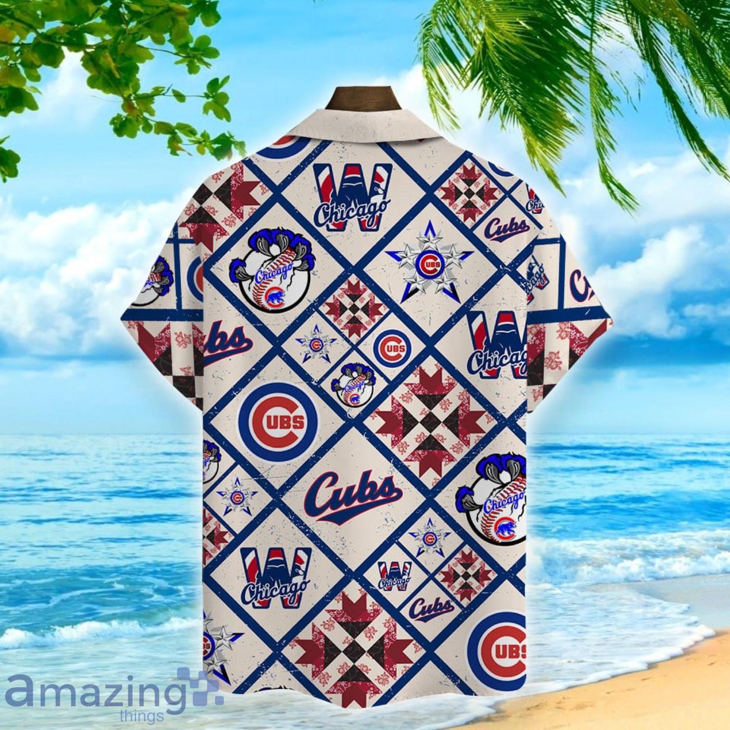 BEST MLB Chicago Cubs 3D All Over Printed Hawaiian Shirt, Short