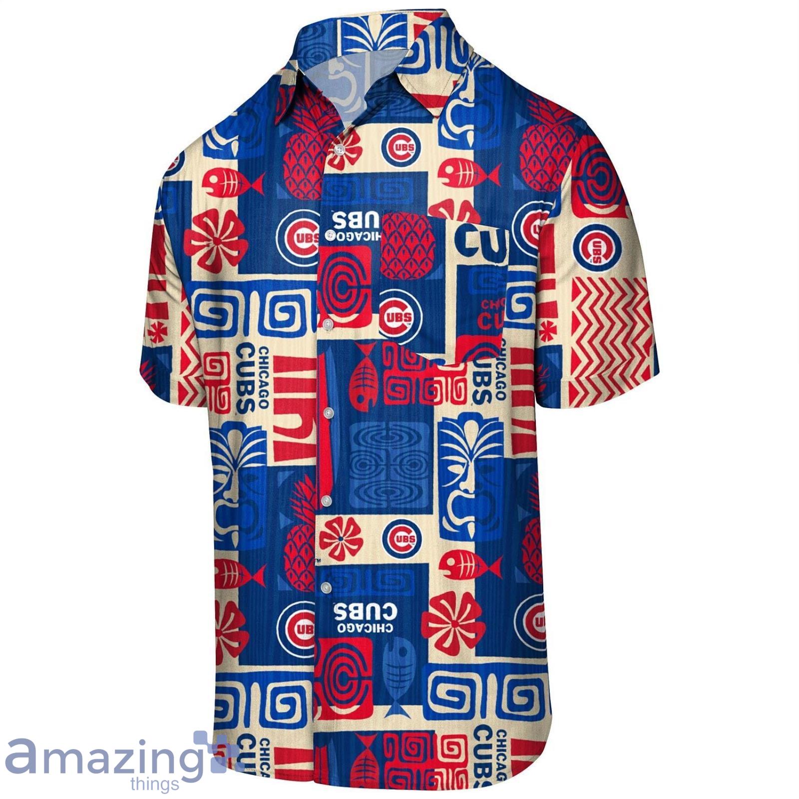 Quality Chicago Cubs Vintage Ornament Hawaiian Shirt - Roostershirt