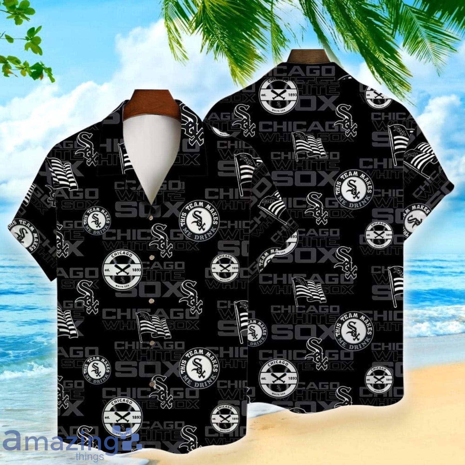 Chicago White Sox Major League Baseball 3d Print Hawaiian Shirt