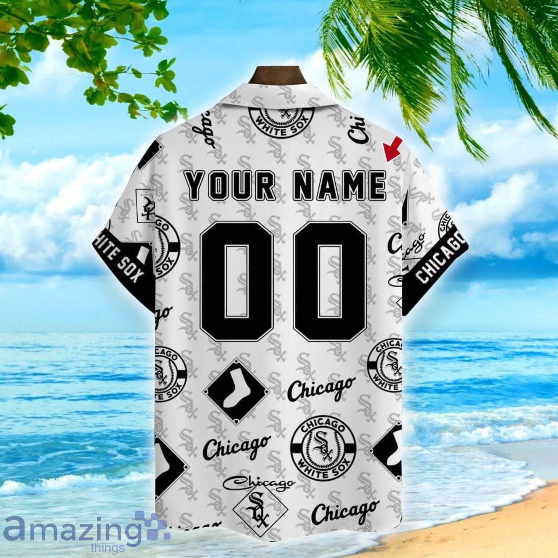 Chicago White Sox MLB Custom Name Hawaiian Shirt For Men Women Gift For Fan  - Freedomdesign