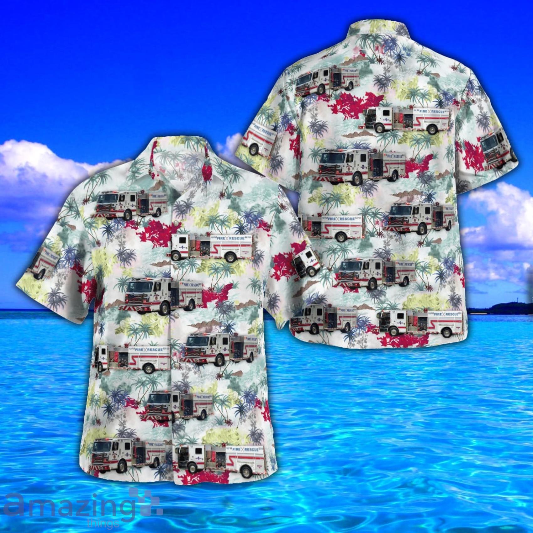 Choctaw Firerescue, Choctaw, Neshoba County, Mississippi Tropical Style Hawaiian Shirt And Beach Short Product Photo 1