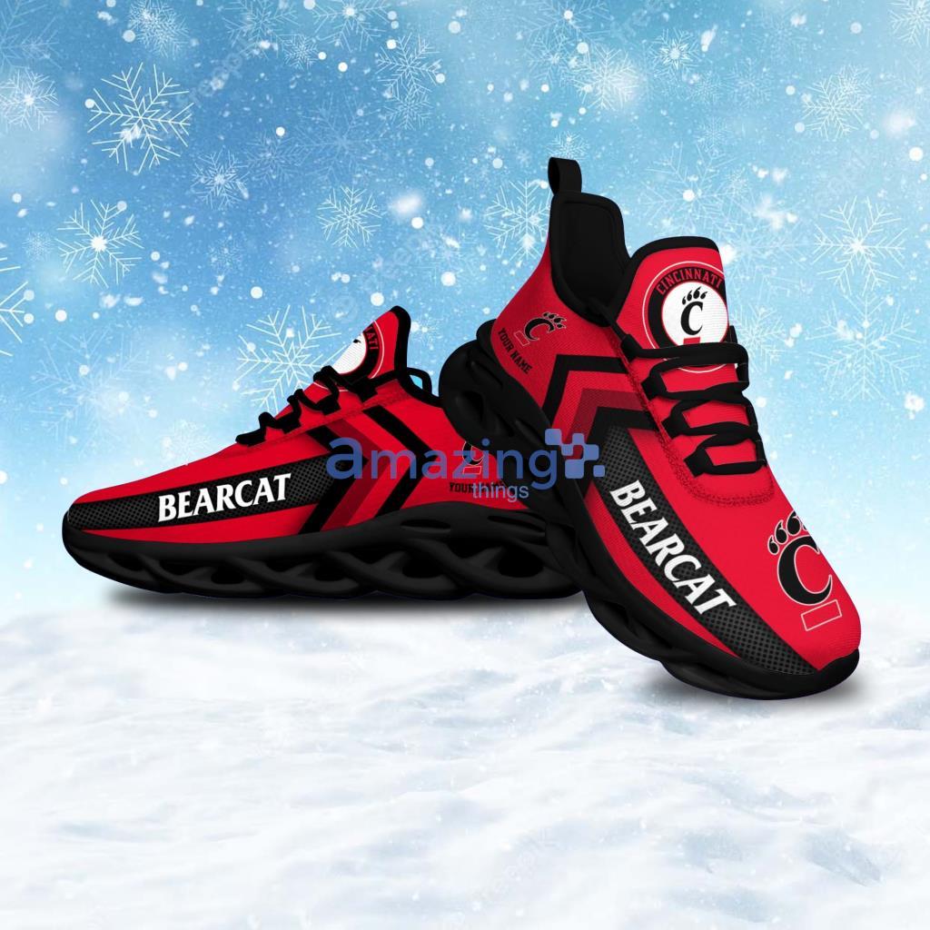 Custom Name Football Cincinnati Bearcats NCAA Max Soul Shoes - Owl