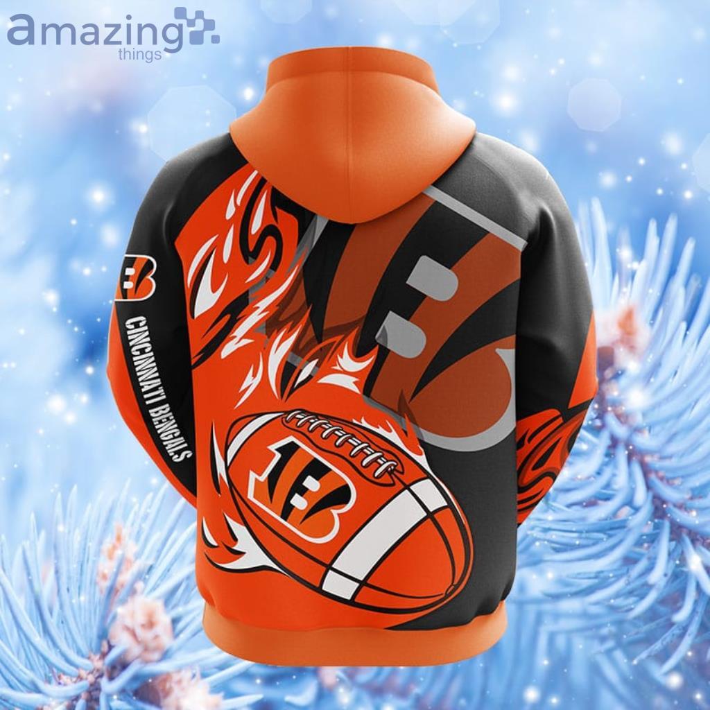 Cincinnati Bengals Hoodie 3D Graphic balls cheap Sweatshirt