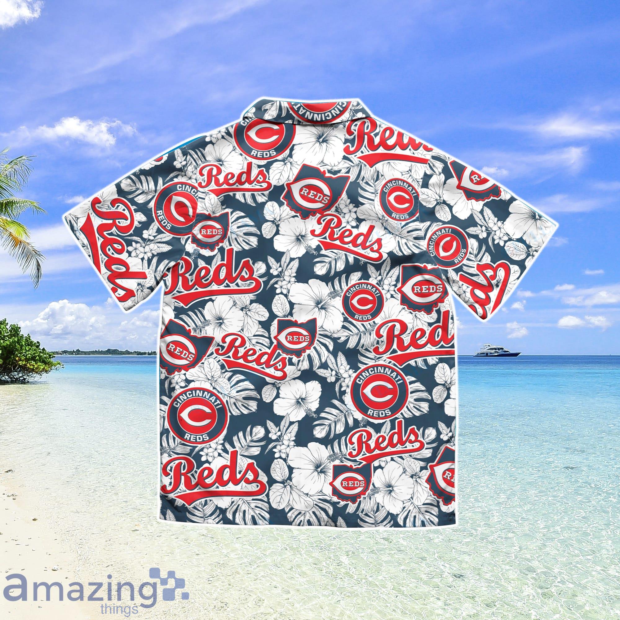 Cincinnati Reds Aloha Vintage Hawaiian Shirt Gift For Summer Vacation