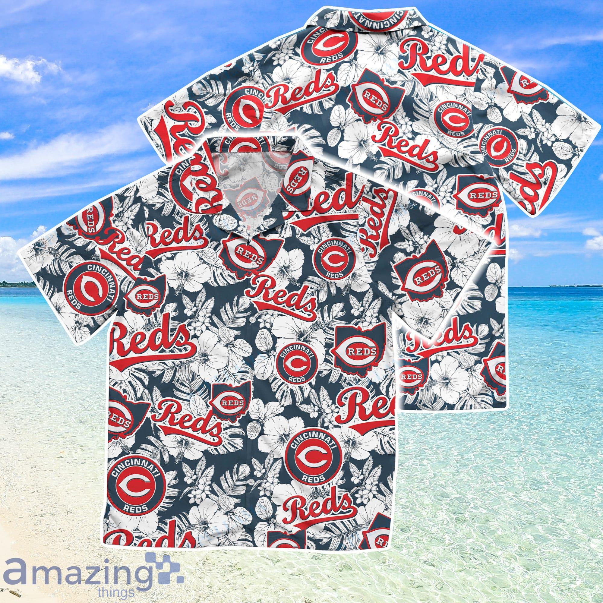 Cincinnati Reds Aloha Vintage Hawaiian Shirt Gift For Summer Vacation
