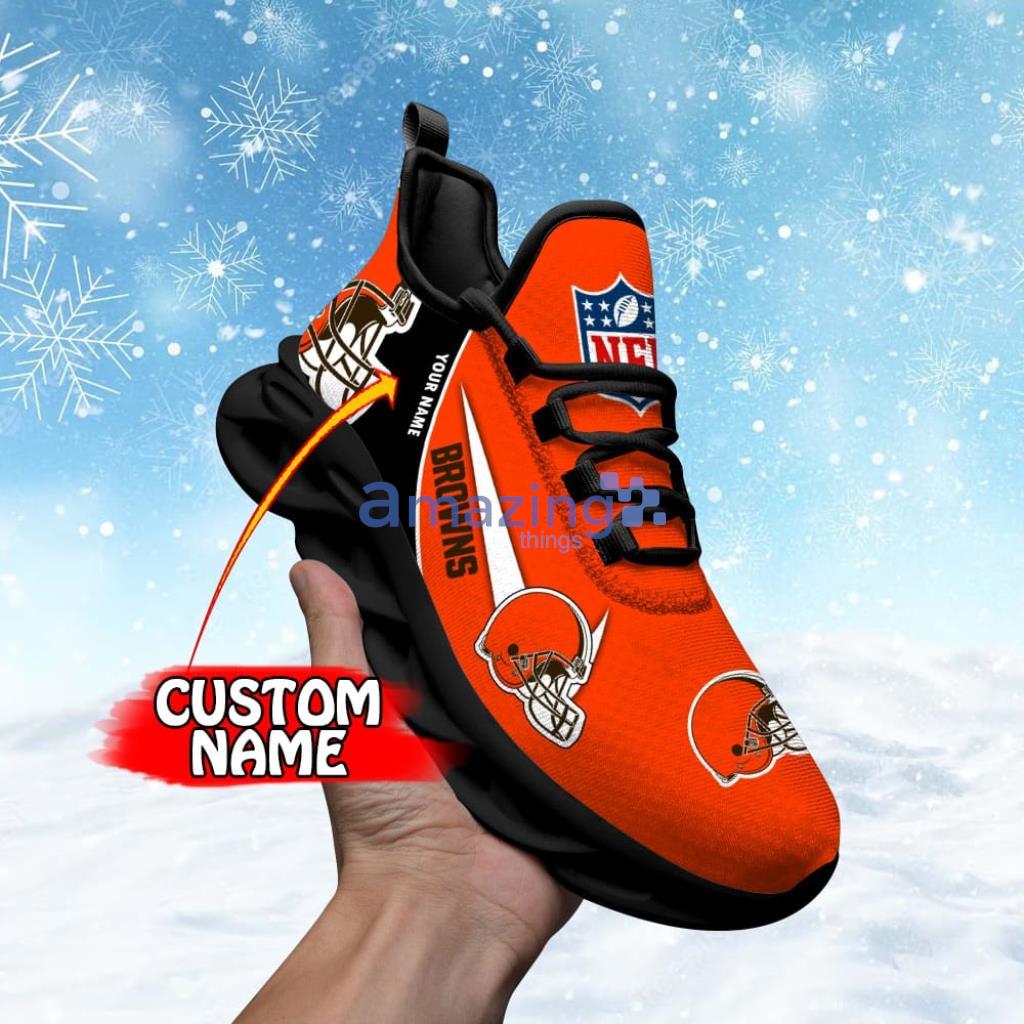 Cleveland Browns Personalized NFL Premium Luxury Max Soul Shoes