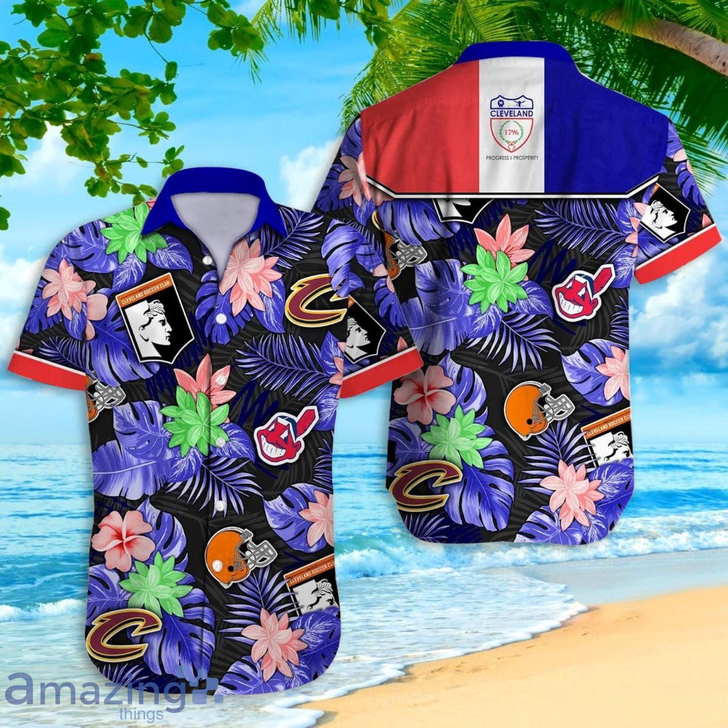 Cleveland Indians Hibiscus Tropical Hawaiian Shirt Men And Women Summer  Gift - Freedomdesign
