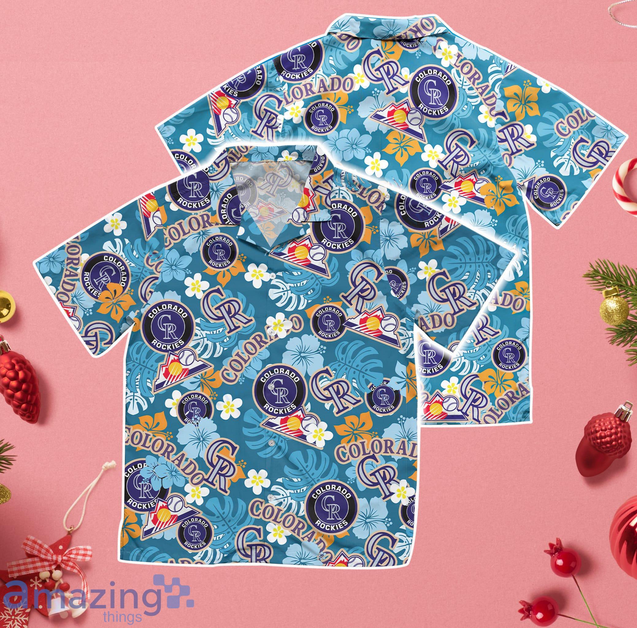 Colorado Rockies Aloha Flower Hawaiian Shirt Gift For Summer Vacation Product Photo 1