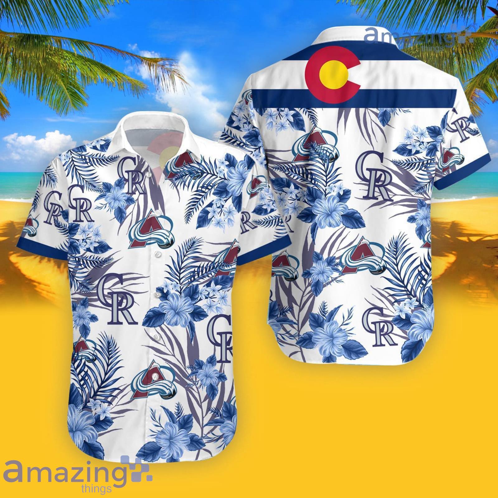 Colorado Rockies Colorado Avalanche Hawaiian Shirt For Men And Women Product Photo 1