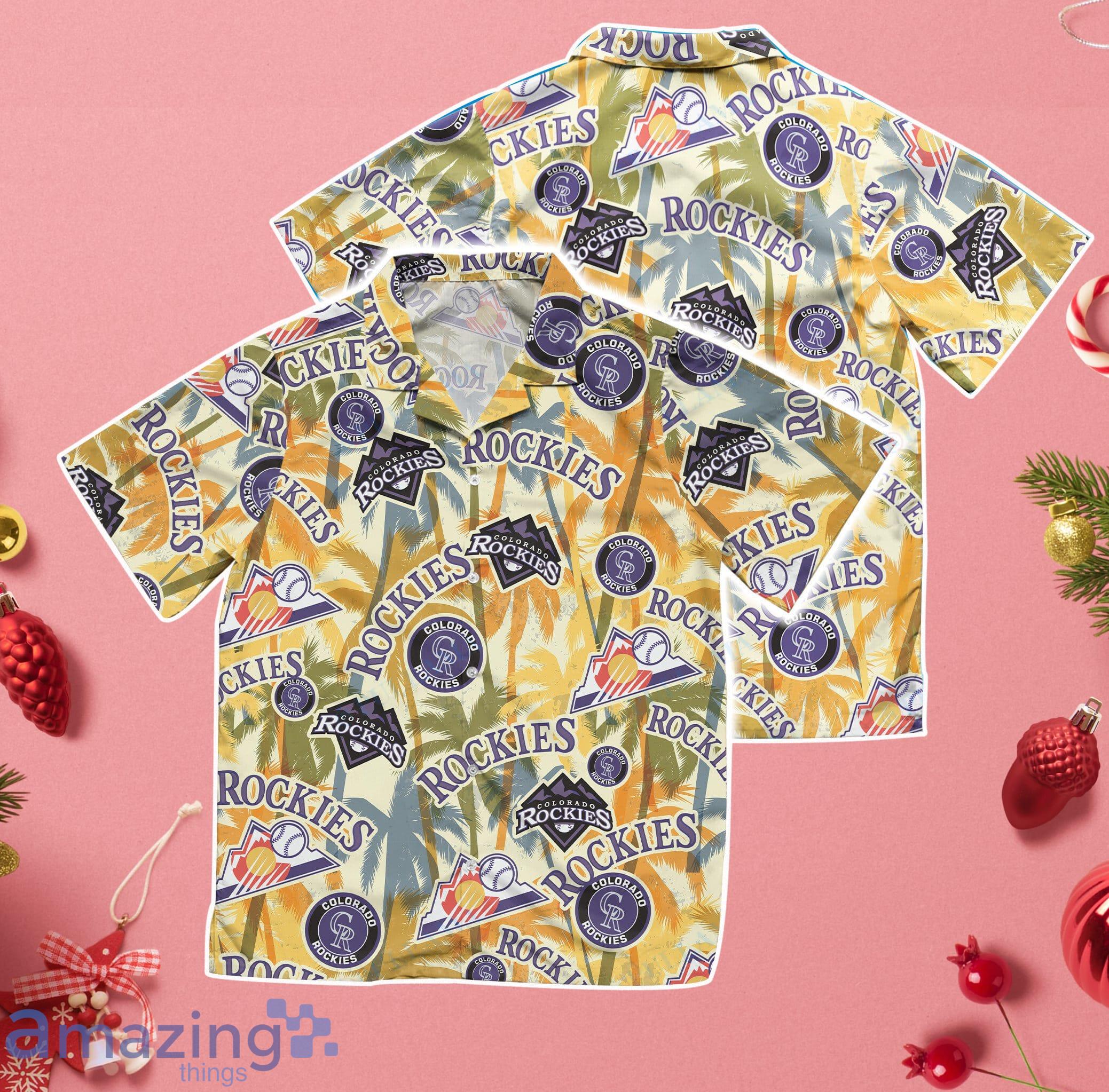 Colorado Rockies Team Aloha Men And Women Hawaiian Shirt Gift For Summer Vacation Product Photo 1