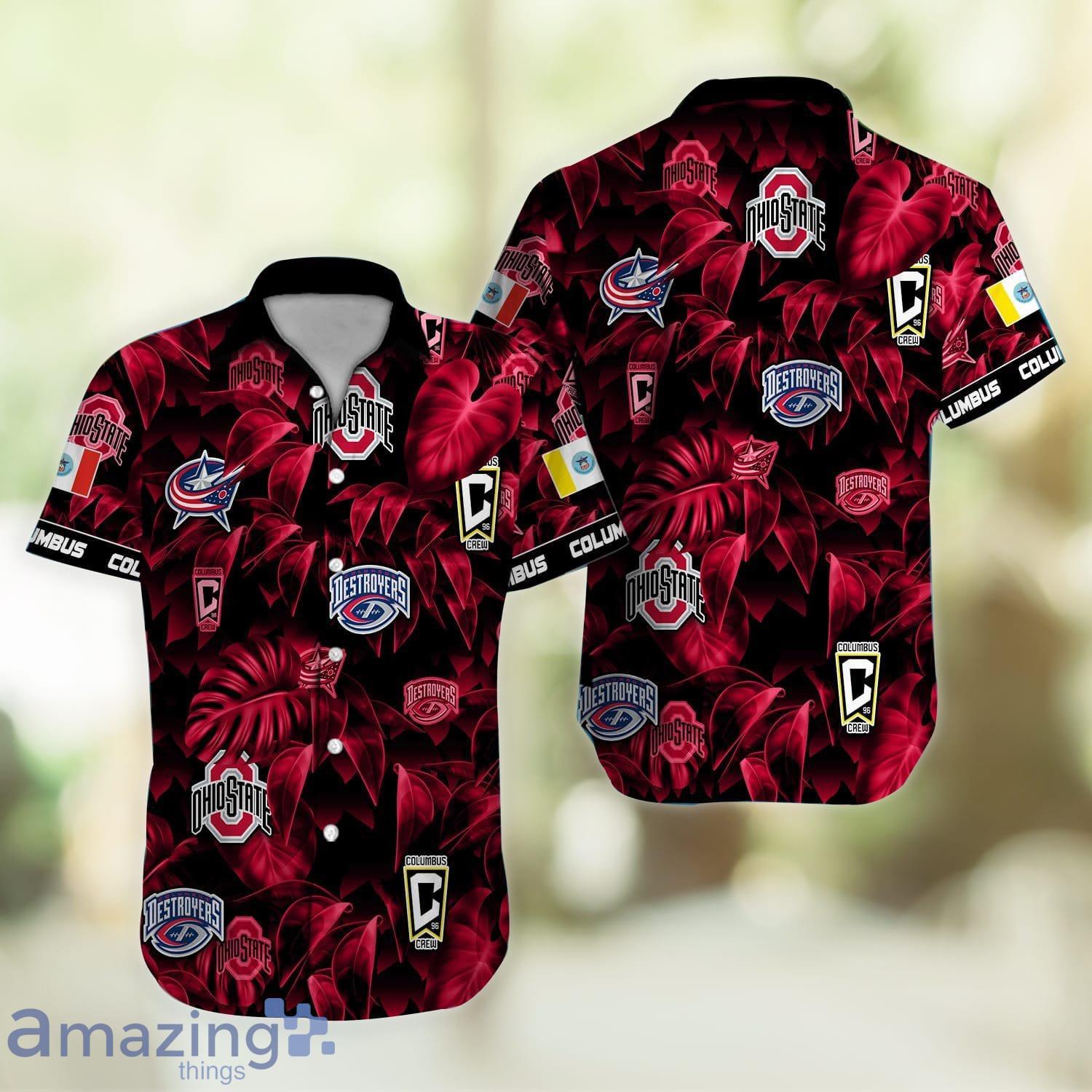 Columbus 3D Leaf Print Hawaiian Shirt For Men And Women Product Photo 1