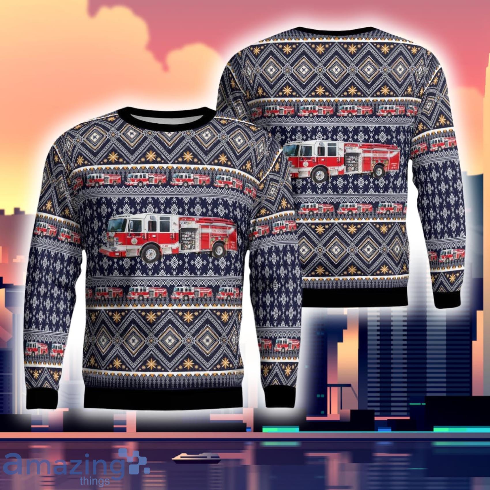 Cor3Dolis Pennsylvania Allegheny County Emergency Services 3D Ugly Sweater Product Photo 1