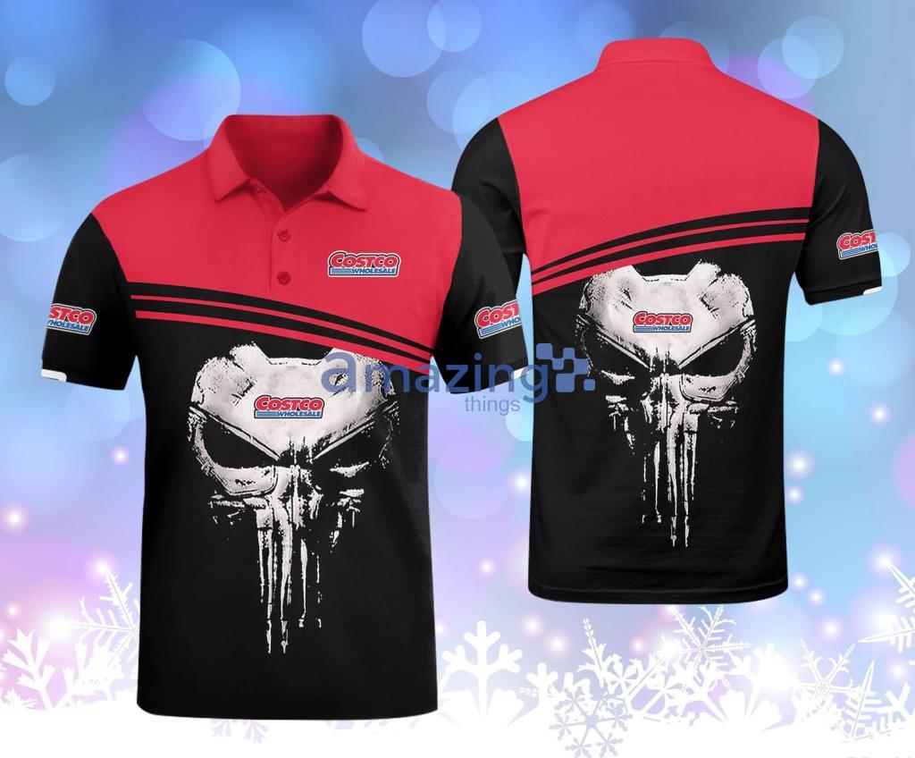 Costco Logo Snoopy Black Polo Shirt Gift For Fans Product Photo 1